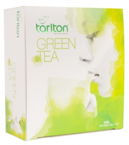 Чай Tarlton зеленый цейлонский, 100 пак. х 2 г