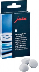Таблетки для чистки от кофейных масел Jura, 6 шт.