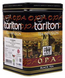 Чай Tarlton SUPER OPA черный цейлонский, 250 г ж/б